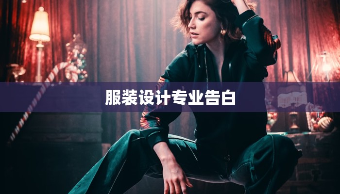 服装设计专业告白