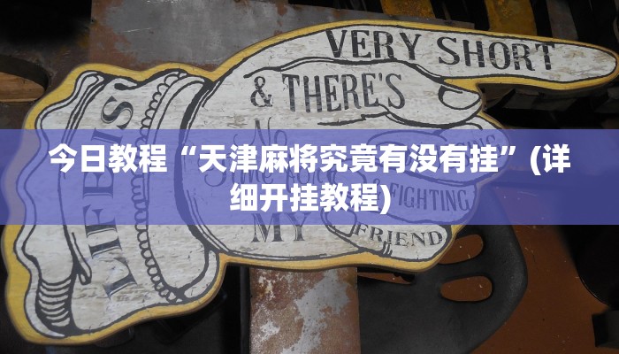 今日教程“天津麻将究竟有没有挂”(详细开挂教程) 今日教程“天津麻将究竟有没有挂”(详细开挂教程)