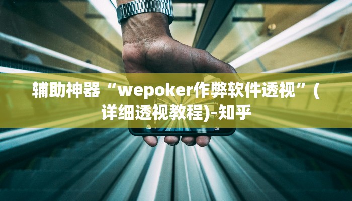 辅助神器“wepoker作弊软件透视”(详细透视教程)-知乎
