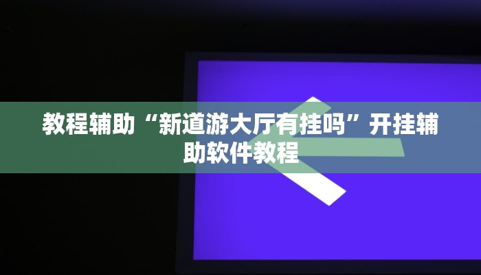 教程辅助“新道游大厅有挂吗”开挂辅助软件教程