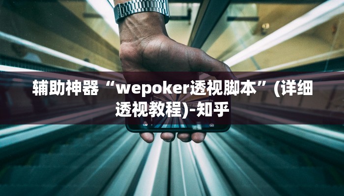 辅助神器“wepoker透视脚本”(详细透视教程)-知乎