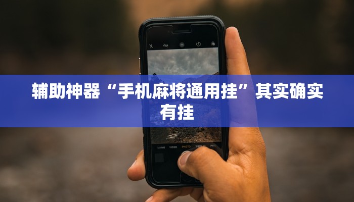 辅助神器“手机麻将通用挂”其实确实有挂