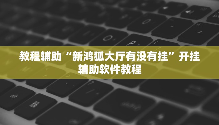 教程辅助“新鸿狐大厅有没有挂”开挂辅助软件教程