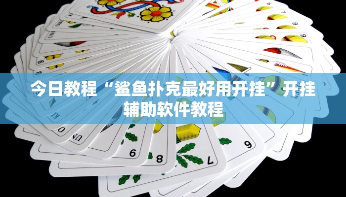 今日教程“鲨鱼扑克最好用开挂”开挂辅助软件教程