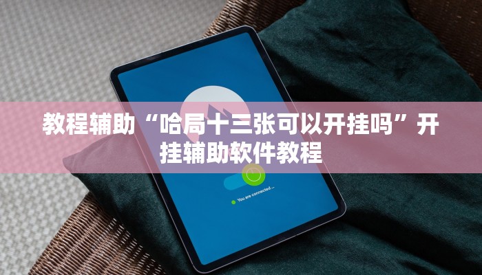 教程辅助“哈局十三张可以开挂吗”开挂辅助软件教程