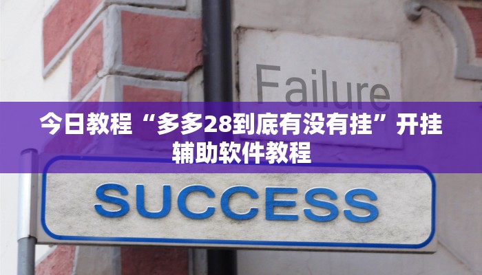 今日教程“多多28到底有没有挂”开挂辅助软件教程