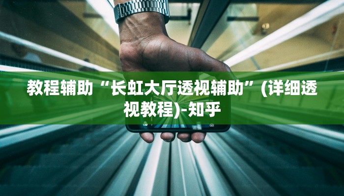 教程辅助“长虹大厅透视辅助”(详细透视教程)-知乎