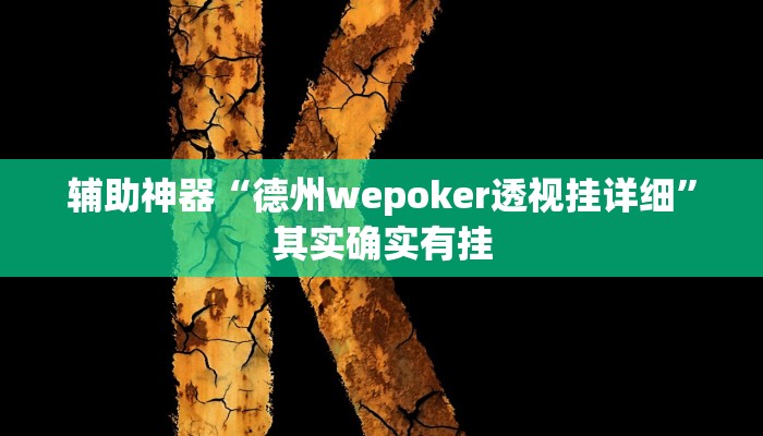 辅助神器“德州wepoker透视挂详细”其实确实有挂 辅助神器“德州wepoker透视挂详细”其实确实有挂