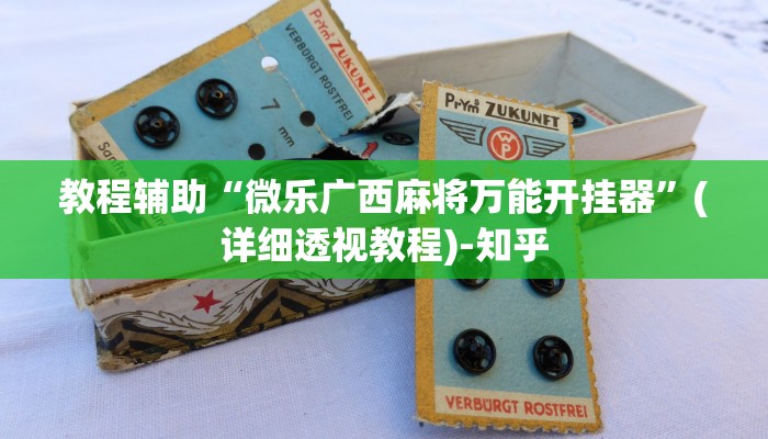 教程辅助“微乐广西麻将万能开挂器”(详细透视教程)-知乎