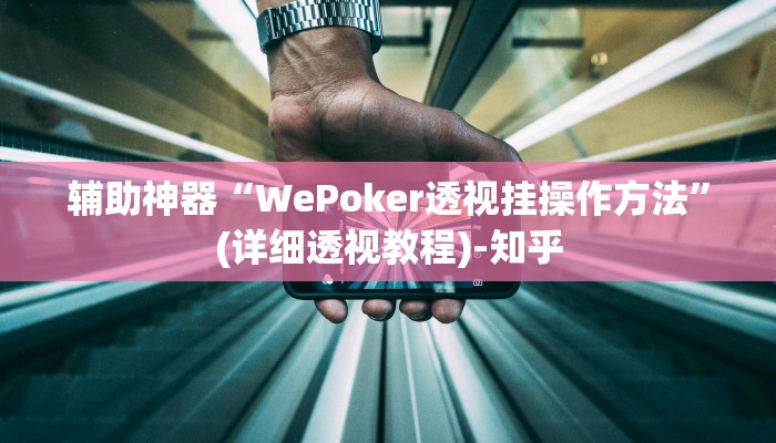 辅助神器“WePoker透视挂操作方法”(详细透视教程)-知乎