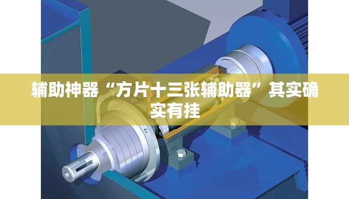 辅助神器“方片十三张辅助器”其实确实有挂