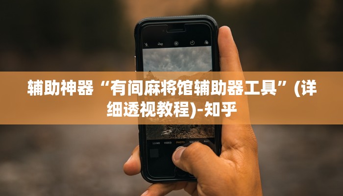 辅助神器“有间麻将馆辅助器工具”(详细透视教程)-知乎 辅助神器“有间麻将馆辅助器工具”(详细透视教程)-知乎