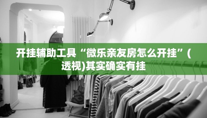开挂辅助工具“微乐亲友房怎么开挂”(透视)其实确实有挂 开挂辅助工具“微乐亲友房怎么开挂”(透视)其实确实有挂