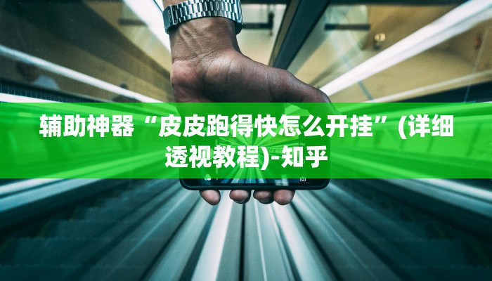 辅助神器“皮皮跑得快怎么开挂”(详细透视教程)-知乎