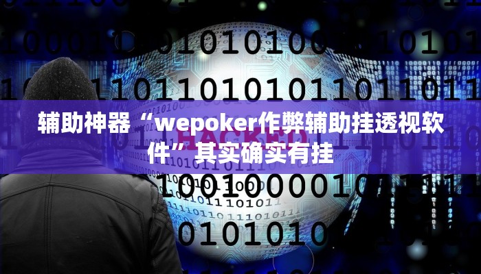 辅助神器“wepoker作弊辅助挂透视软件”其实确实有挂