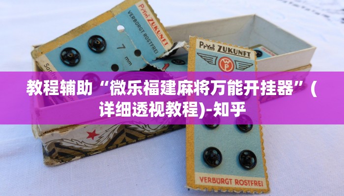 教程辅助“微乐福建麻将万能开挂器”(详细透视教程)-知乎