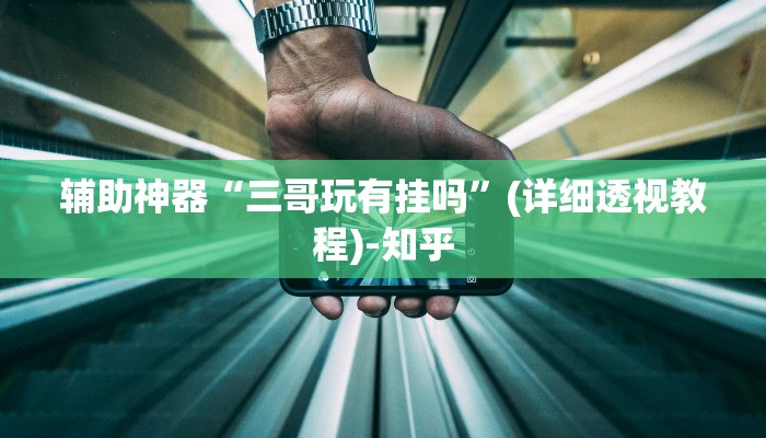 辅助神器“三哥玩有挂吗”(详细透视教程)-知乎 辅助神器“三哥玩有挂吗”(详细透视教程)-知乎