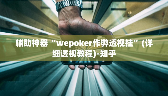辅助神器“wepoker作弊透视挂”(详细透视教程)-知乎