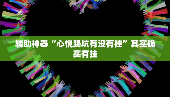 辅助神器“心悦踢坑有没有挂”其实确实有挂