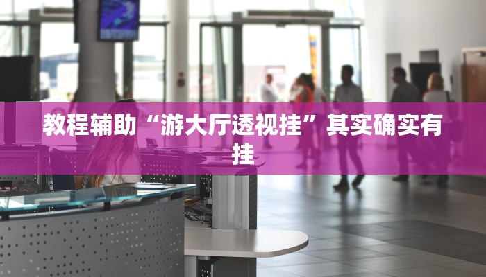 教程辅助“游大厅透视挂”其实确实有挂