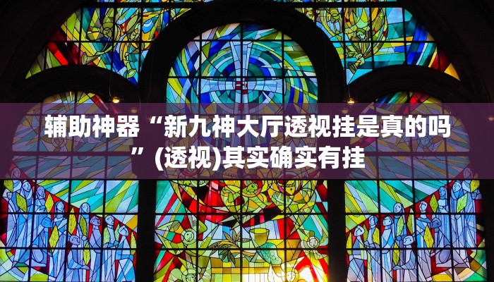 辅助神器“新九神大厅透视挂是真的吗”(透视)其实确实有挂