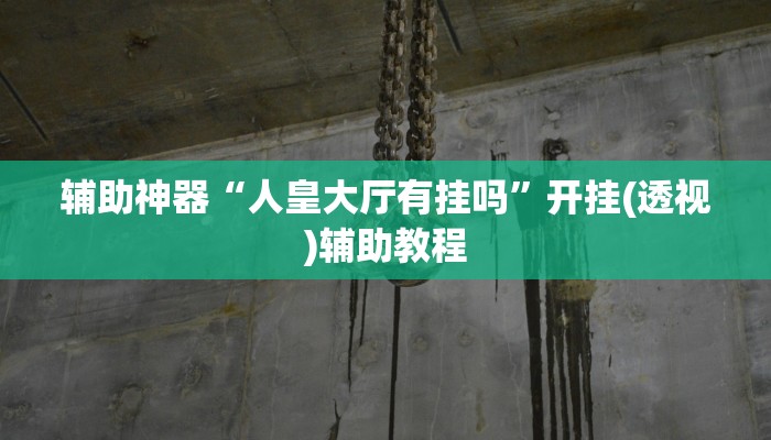 辅助神器“人皇大厅有挂吗”开挂(透视)辅助教程 辅助神器“人皇大厅有挂吗”开挂(透视)辅助教程