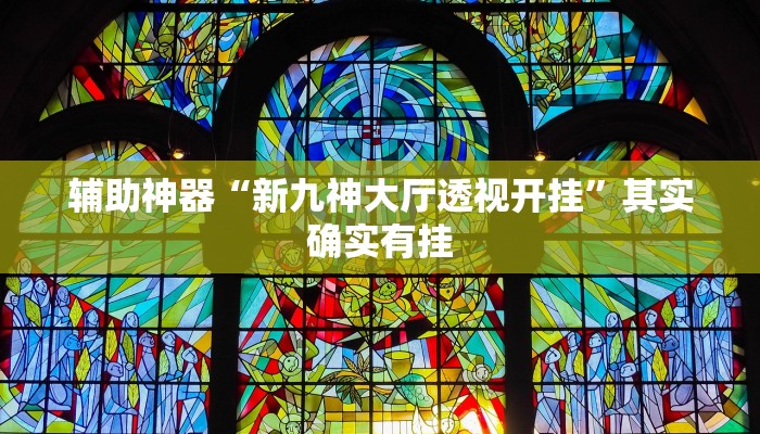 辅助神器“新九神大厅透视开挂”其实确实有挂