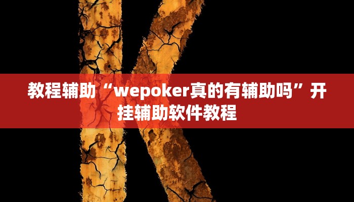 教程辅助“wepoker真的有辅助吗”开挂辅助软件教程