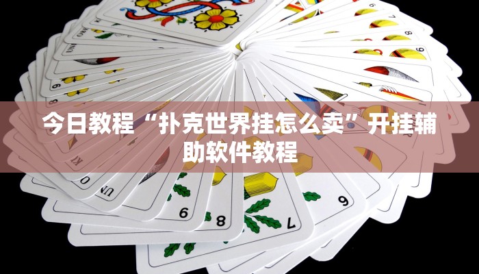 今日教程“扑克世界挂怎么卖”开挂辅助软件教程