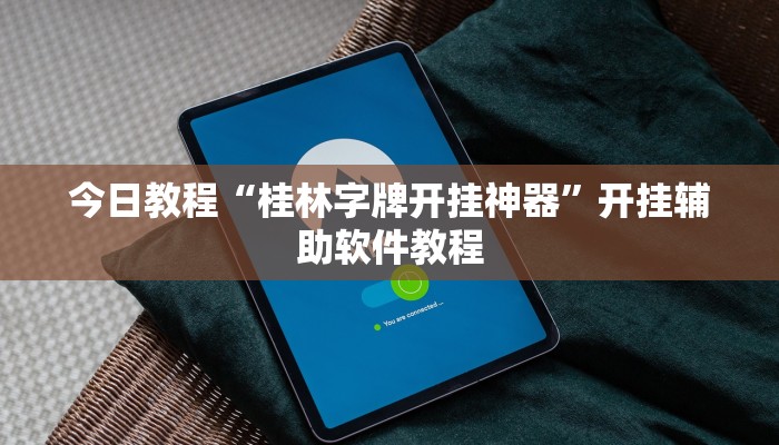 今日教程“桂林字牌开挂神器”开挂辅助软件教程