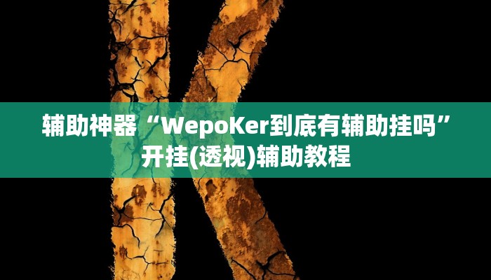 辅助神器“WepoKer到底有辅助挂吗”开挂(透视)辅助教程