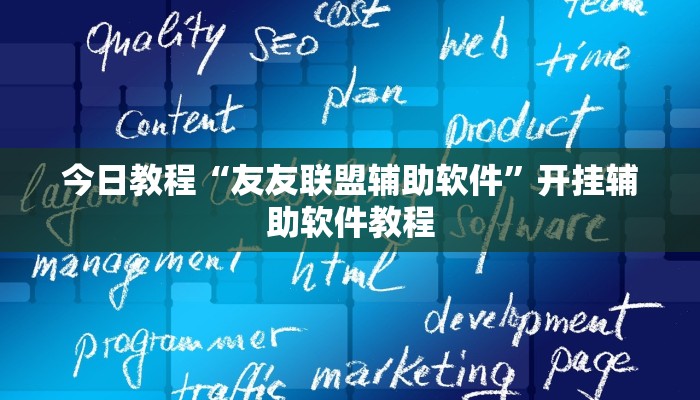 今日教程“友友联盟辅助软件”开挂辅助软件教程