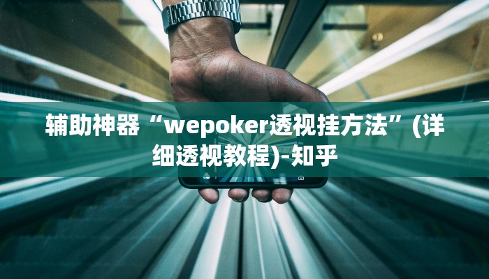 辅助神器“wepoker透视挂方法”(详细透视教程)-知乎
