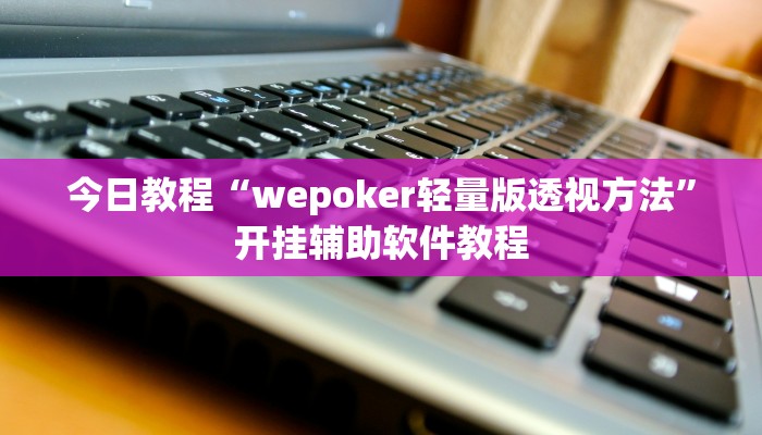 今日教程“wepoker轻量版透视方法”开挂辅助软件教程