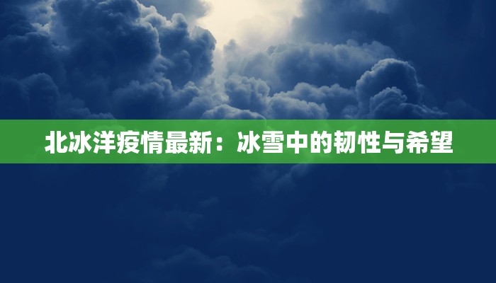 北冰洋疫情最新：冰雪中的韧性与希望