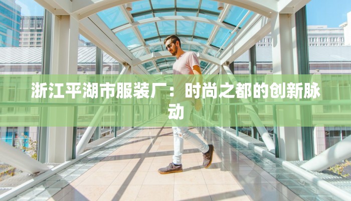 浙江平湖市服装厂：时尚之都的创新脉动