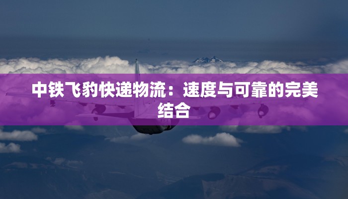 中铁飞豹快递物流：速度与可靠的完美结合