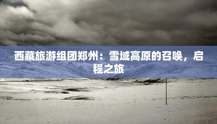 西藏旅游组团郑州：雪域高原的召唤，启程之旅