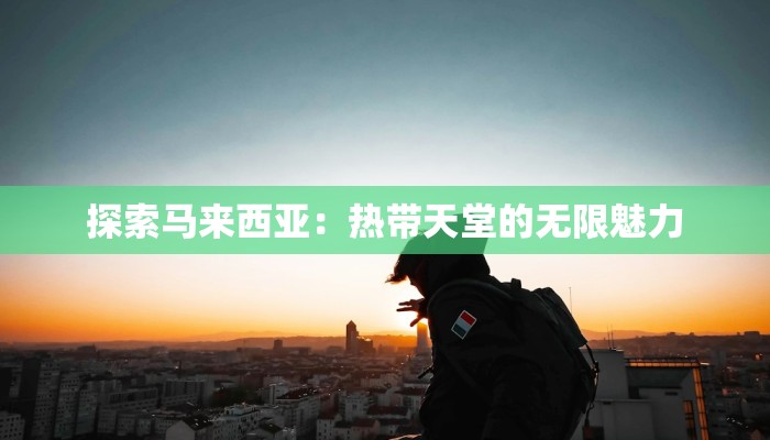 探索马来西亚：热带天堂的无限魅力