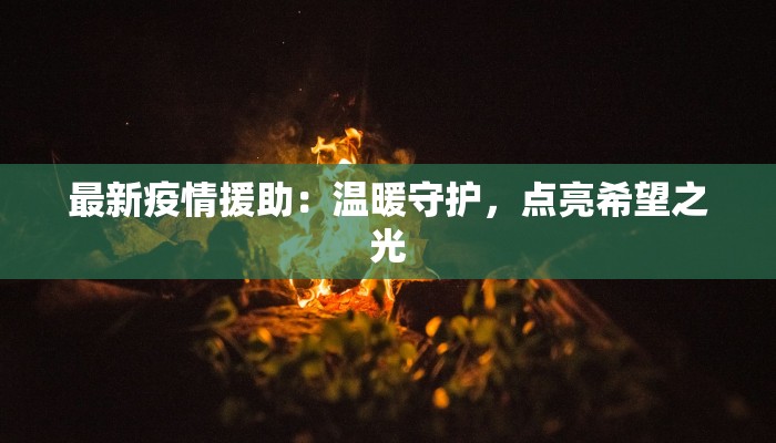 最新疫情援助：温暖守护，点亮希望之光